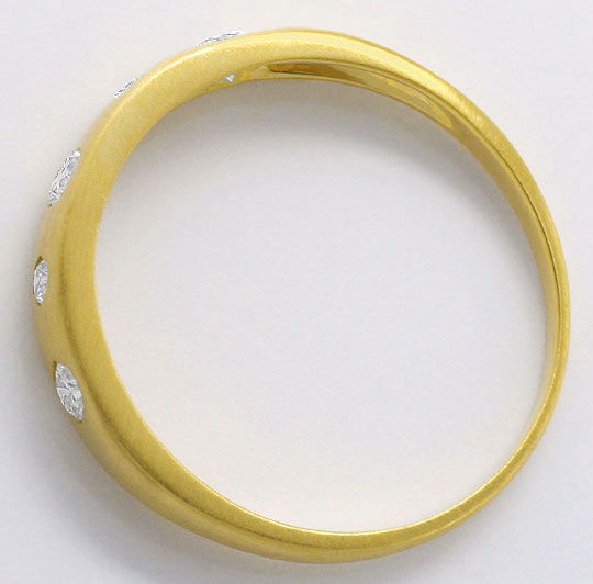 Foto 3 - Brillanten-Diamant Bandring, Gelbgold 0,23ct Brillanten, S4070