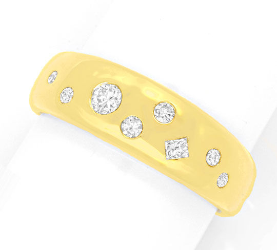 Foto 2 - Diamant-Ring 0,35ct Brillanten, Princess Schliff, S6159